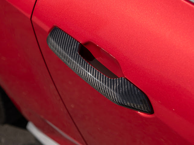 2024-UP FORD MUSTANG S650 | CARBON FIBER DOOR HANDLE COVER